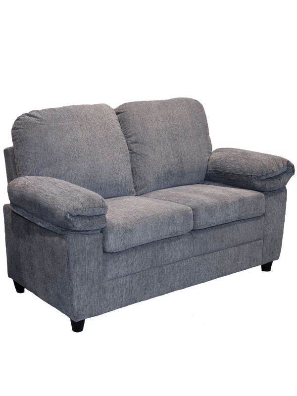 London Luxury Chenille Loveseat Profile Shot by American Home Line